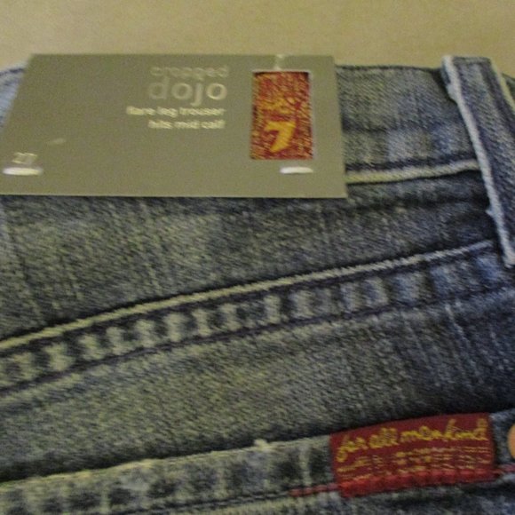7 FOR ALL MANKIND ~ DOJO JEANS ~ CROPPED 27 - Picture 12 of 14